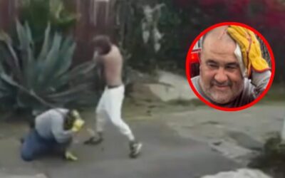 Jardinero migrante es atacado con un palo en Los Ángeles, le pidieron que dejara de hacer ruido | VIDEO