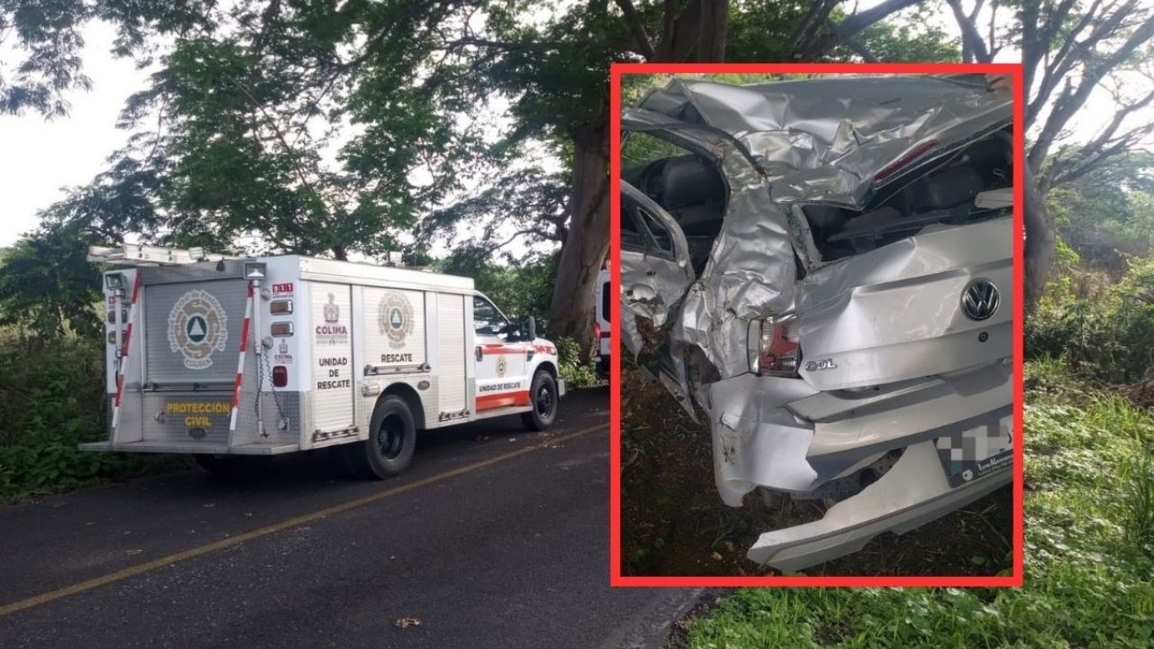 Mueren en accidente automovilístico 3 estudiantes de la Universidad de Colima; volvían de fiesta de graduación